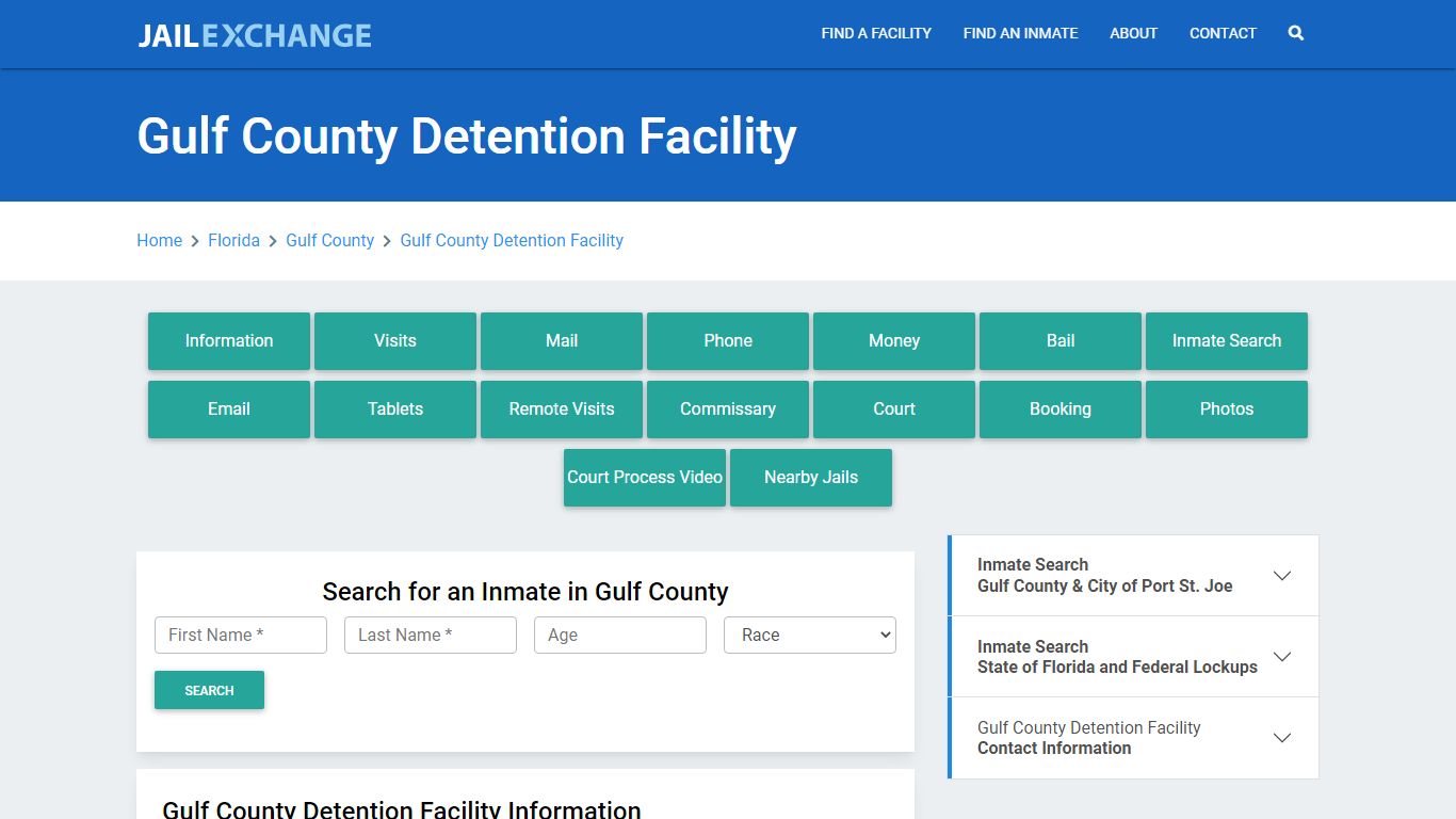 Gulf County Detention Facility - Jail Exchange